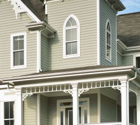 Do large-format fiber cement sidings and panels work well on all house styles?